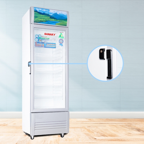 Tủ mát sanaky VH-308K3L công nghệ Low-E 240 Lít, 1 cánh