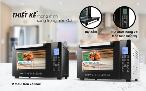 Lò nướng Sanaky VH-5088N2D Lò nướng 50 lít, Vỏ inox