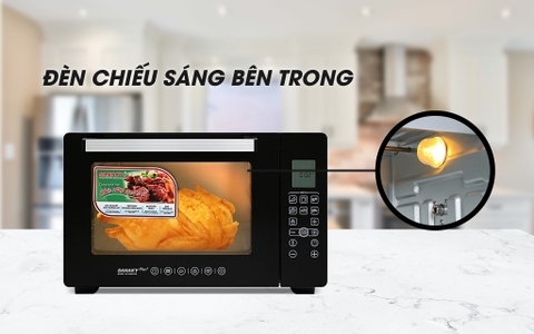 Lò nướng Sanaky VH-5088N2D Lò nướng 50 lít, Vỏ inox