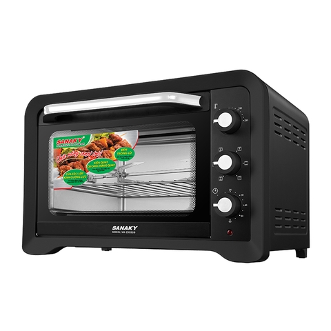 Lò nướng Sanaky VH-509S2D Lò nướng 50 lít, Vỏ kim loại sơn đen