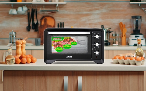 Lò nướng Sanaky VH-809N2D lò nướng sanaky 80L Vỏ inox
