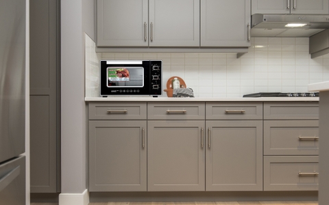 Lò nướng Sanaky VH-3599S2D  Lò nướng 35 lít, Vỏ kim loại sơn đen