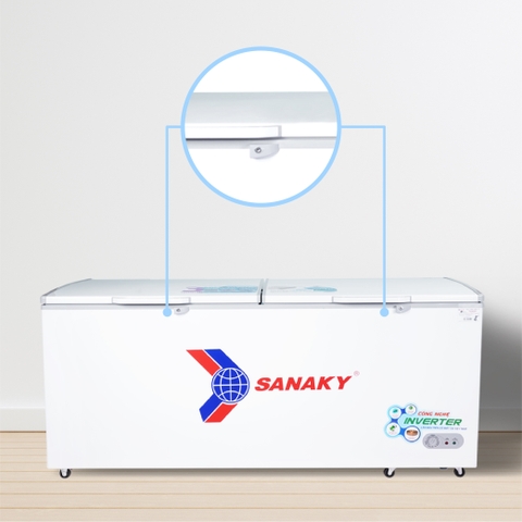 Tủ đông sanaky VH-8699HY3, inverter 761 lít, 1 ngăn đông, dàn lạnh đồng