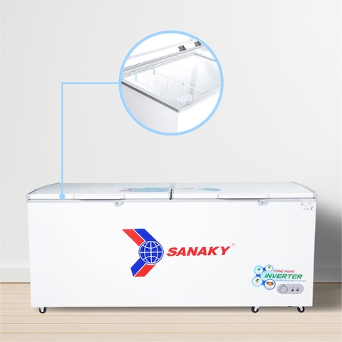 Tủ đông sanaky VH-8699HY3, inverter 761 lít, 1 ngăn đông, dàn lạnh đồng