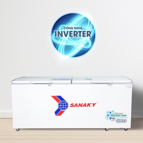 Tủ đông sanaky VH-8699HY3, inverter 761 lít, 1 ngăn đông, dàn lạnh đồng