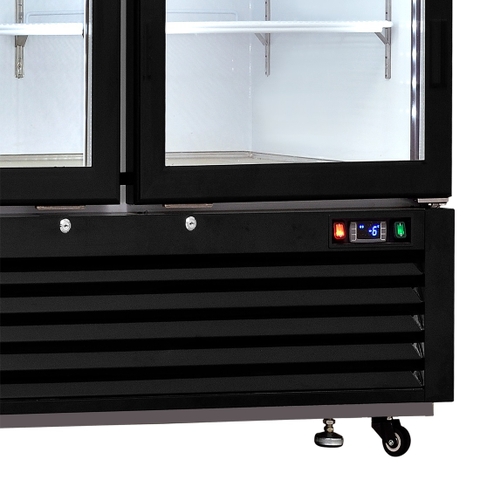 Tủ đông sanaky VH 1368K, tủ đứng, cánh kính 3 lớp