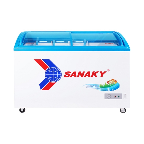 Tủ đông sanaky VH-6899K, 437 lít, 1 ngăn đông, dàn đồng, nắp kính lùa