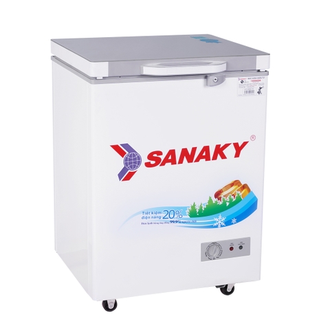 Tủ đông Sanaky VH-1599HYK, 100 lít, tủ trữ sữa mặt kính cường lực