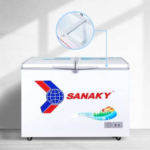 Tủ đông Sanaky VH-4099A1, 305 lít, 1 ngăn đông, dàn lạnh đồng