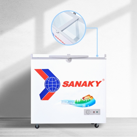 Tủ đông Sanaky VH-2899A1, 235 lít, 1 ngăn đông, dàn đồng