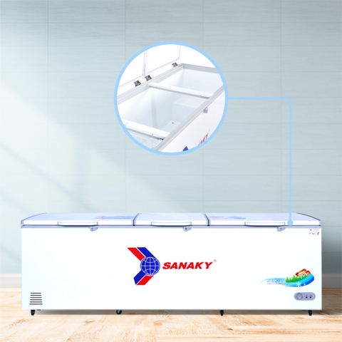 Tủ đông Sanaky VH-1199HY, 900 lít, 1 ngăn đông, dàn lạnh đồng
