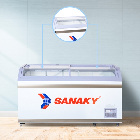 Tủ đông Sanaky VH-888KA, 500 lít, 1 ngăn đông, Dàn lạnh nhôm, Kính lùa