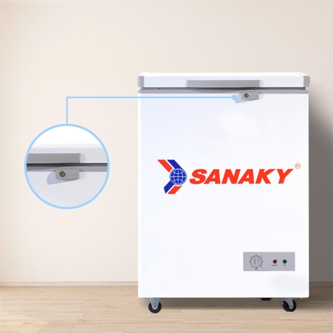 Tủ đông Sanaky VH-150HY2, 100 lít, 1 ngăn đông, dàn lạnh nhôm