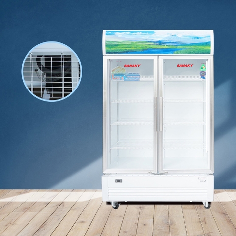 Tủ mát Sanaky VH-1209HP3, inverter, 1100 Lít, 2 cánh mở