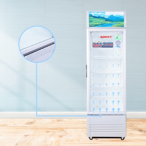 Tủ mát sanaky VH-168KL Low-E 130 Lít, 1 cánh