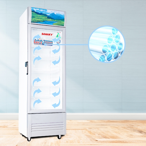 Tủ mát sanaky VH-168KL Low-E 130 Lít, 1 cánh
