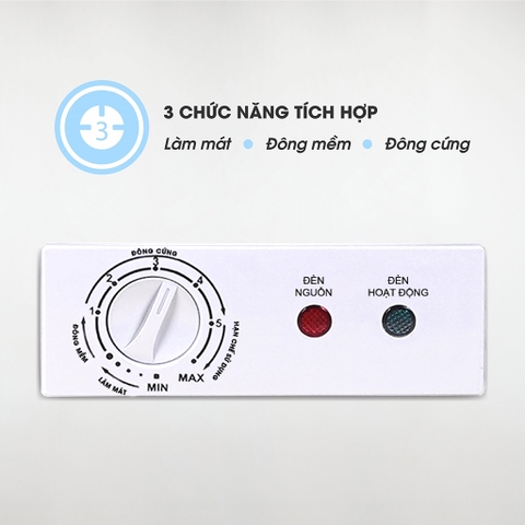 Tủ đông sanaky VH-6699HY3 Công nghệ inverter, 530 lít, 1 ngăn đông