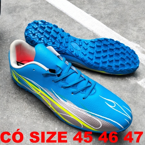 Giày Đá Bóng Nam Big Size (Size 45 46 47) - Xanh Dương - BD.05XD