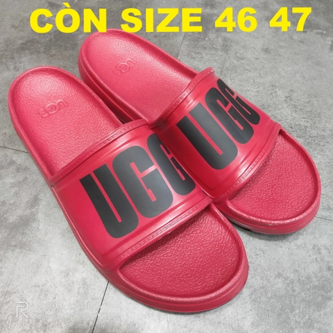 Dép Đúc Nam Big Size Xuất Dư 46 47 - ĐỎ - 44UP.UGG.01R
