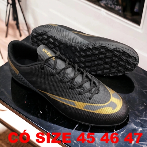Giày Đá Bóng Nam Big Size (size 45 46 47) - ĐEN - BD.01B