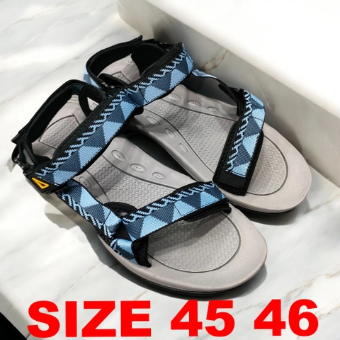 Sandal nam big size, dép quai hậu size ngoại cỡ (size 45 46) - Xanh Dương - NV7930XD