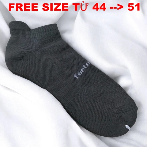 Vớ/Tất Big Size Nam Xuất Khẩu 44 45 46 47 48 49 50 51 - Đen - 44UP.VO.01B