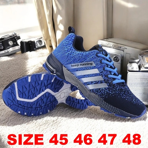 Giày thể thao big size nam (size 45 46 47 48) - Xanh Dương - TTQC.08XD