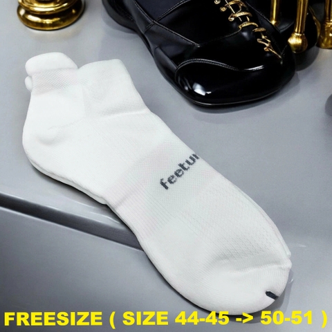 Vớ/Tất Big Size Nam Xuất Khẩu 44 45 46 47 48 49 50 51 - Trắng - 44UP.VO.01W