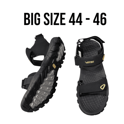 Sandal nam big size, dép quai hậu size ngoại cỡ (size 44 45 46 ) - Đen - 44UP.NV8617B