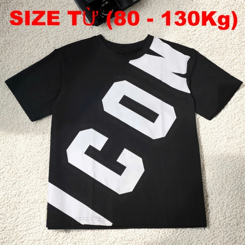 Áo Thun Cotton Big Size Nam (80-130kg) - Đen - BF.AT.08B