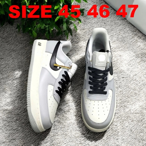 Giày Sneaker Nam Big Size (Size 45 46 47) - Xám - 44UP.NIKE.AF1G