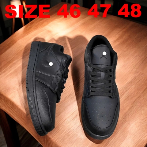 Giày Sneaker Nam Big Size (Size 46 47 48) - Đen Full -  JORDANLOW.02BB
