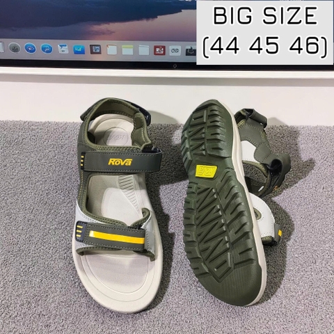 Sandal 2 quai nam big size, dép quai hậu size lớn (size 45 46) - Xanh Lá  - RV964XL