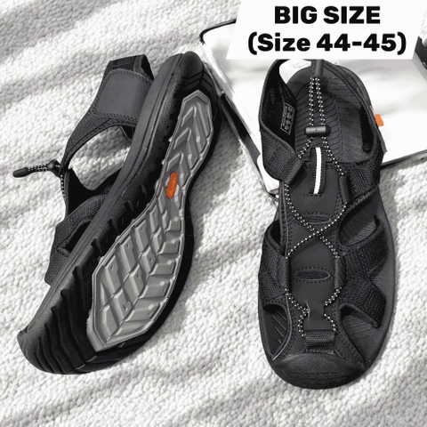 Sandal Rọ Big Size Nam Quai Dù (44 45) - ĐEN - 44UP.NV7606BB