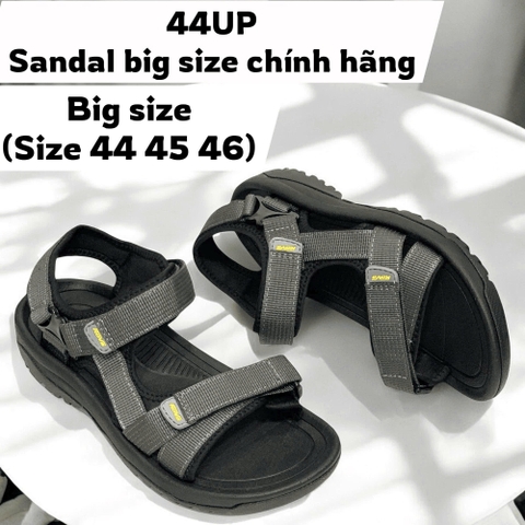 Sandal 2 quai nam big size, dép quai hậu size lớn (size 45 46 47) - Xám - RV866G