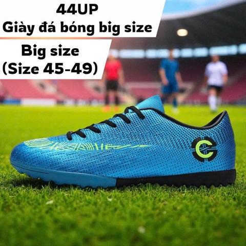 Giày Đá Bóng Nam Big Size (45 46 47 48 49) - XANH DƯƠNG - BD.02XD