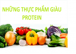 NHỮNG THỰC PHẨM GIÀU PROTEIN