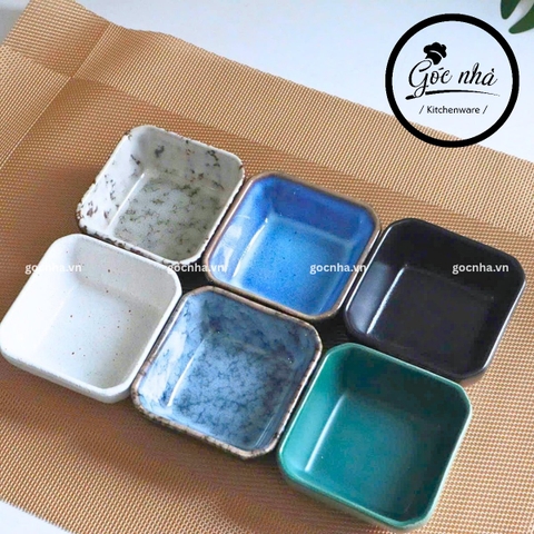 Chén gia vị/sốt Vuông/tròn kiểu Nhật-  Sapo Collection