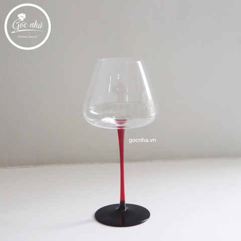 Set 2 ly vang chân đỏ