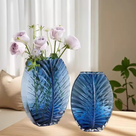 Bình Hoa Thủy Tinh Aqua Leaf