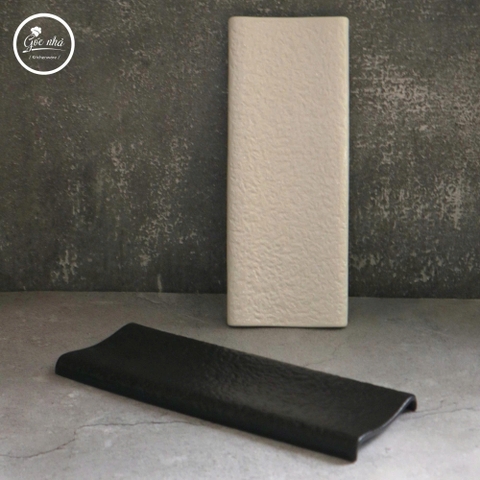Dĩa Chữ Nhật Onyx