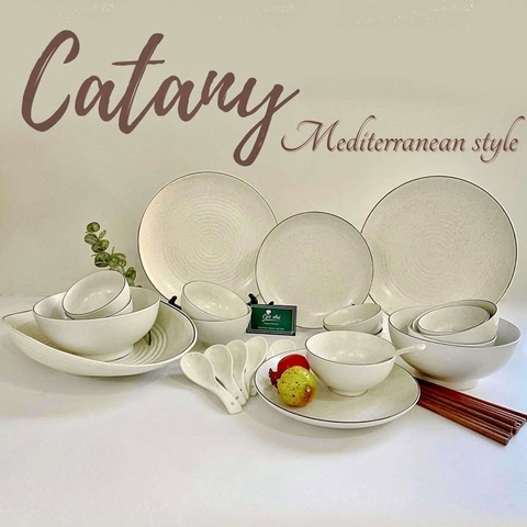 Set chén bát CATANY 24 chi tiết