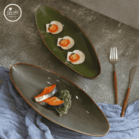 Dĩa Oval Dáng Thuyền Hỏa Biến IRO