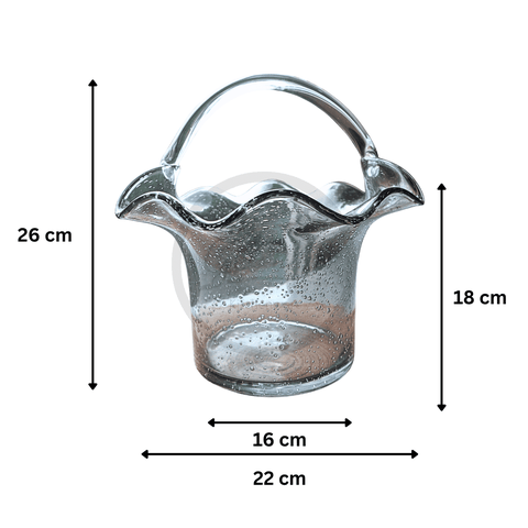 Bình Hoa Thuỷ Tinh Dáng Loe