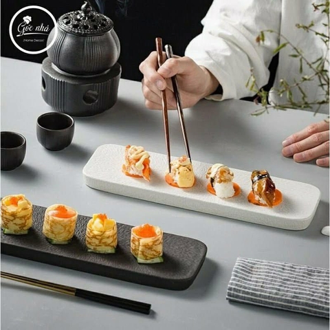 Moonlight - Dĩa sushi vân sần