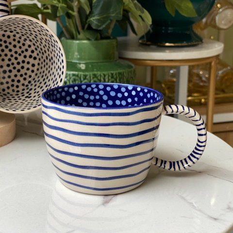 Ly Sứ Boho Vẽ Tay V3