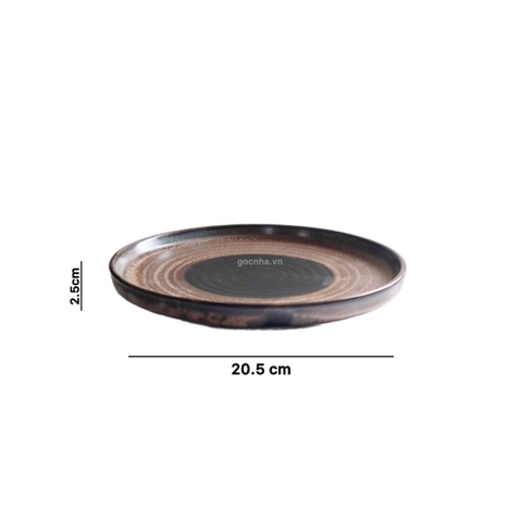 BST Bazan men hỏa biến nâu trầm tích