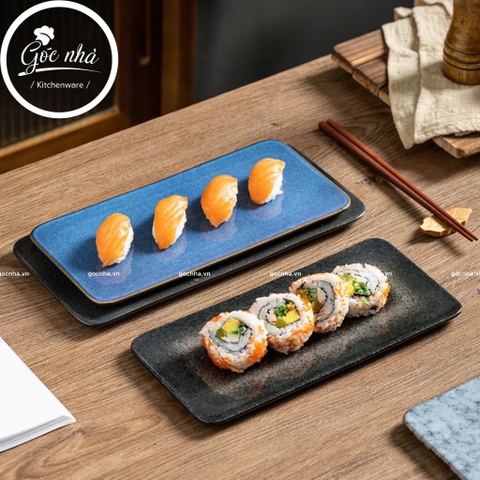 Đĩa Chữ Nhật Phẳng Phong Cách Nhật - Sapo Collection