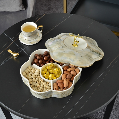 Khay mứt sứ xà cừ cao cấp