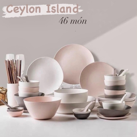 Set Ceylon Island Pastel